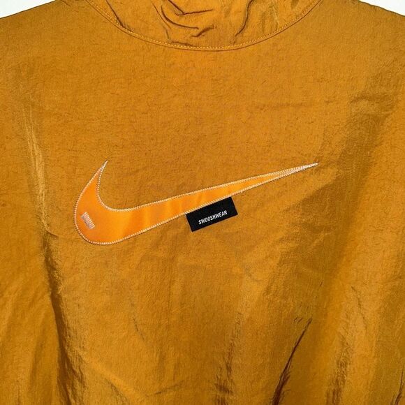 Nike Women's Sportswear Swoosh Woven Dress - NWT - Desert Ochre - Picture 9 of 12